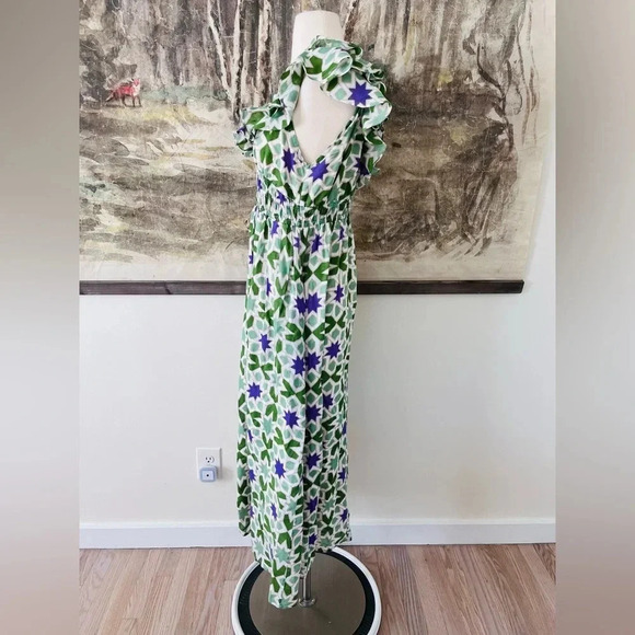Anthropologie Banjanan Maya Midi Dress Size Medium NWOT $385 - Picture 3 of 15